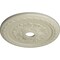 Ekena Millwork Palmetto Ceiling Medallion (Canopies up to 3 5/8"), 23 5/8"OD x 3 5/8"ID x 1 5/8"P, Clear Yellow CM23PMCYF - alternate 4